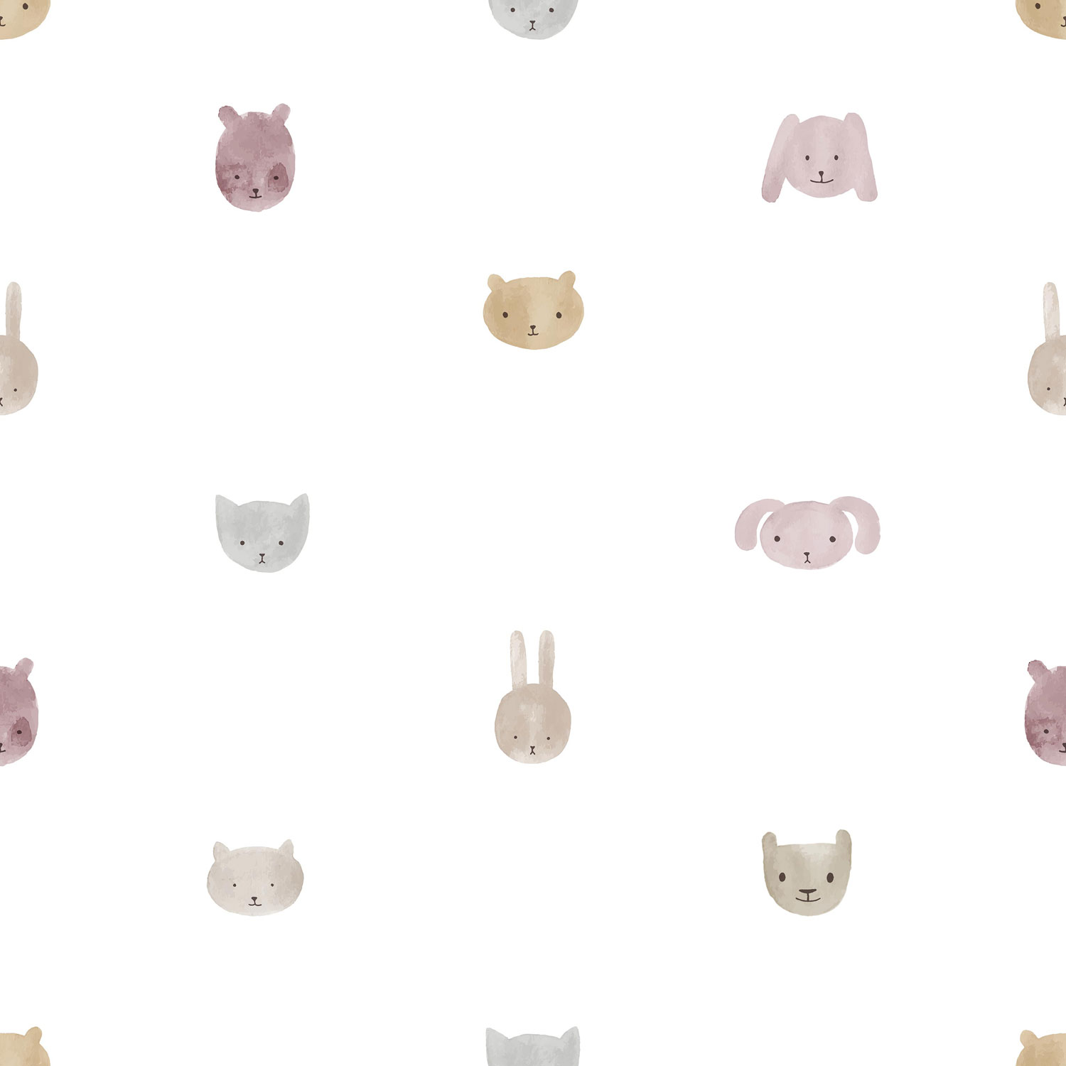 Children's wallpaper with animals, 14814, Happy, Parato
