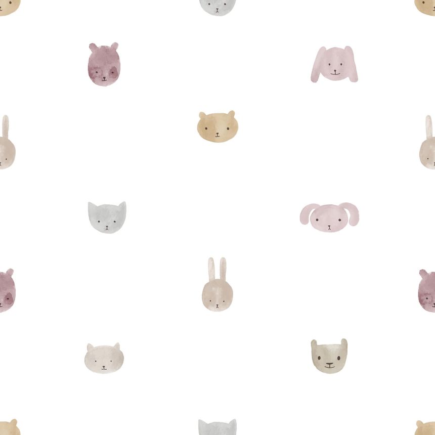 Children's wallpaper with animals, 14814, Happy, Parato