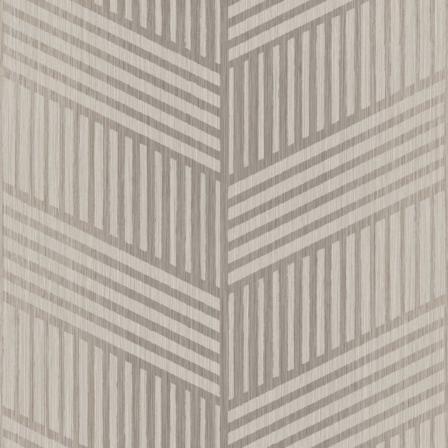 Gray-beige non-woven wallpaper, geometric pattern, 24481, Textum, Cristiana Masi by Parato