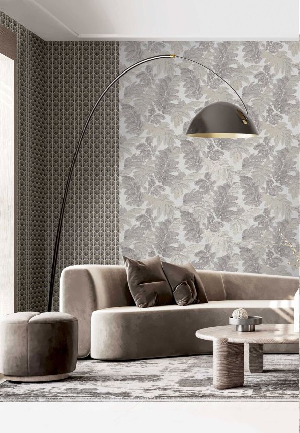 Green wallpaper with leaves, 28815, Thema, Cristiana Masi by Parato