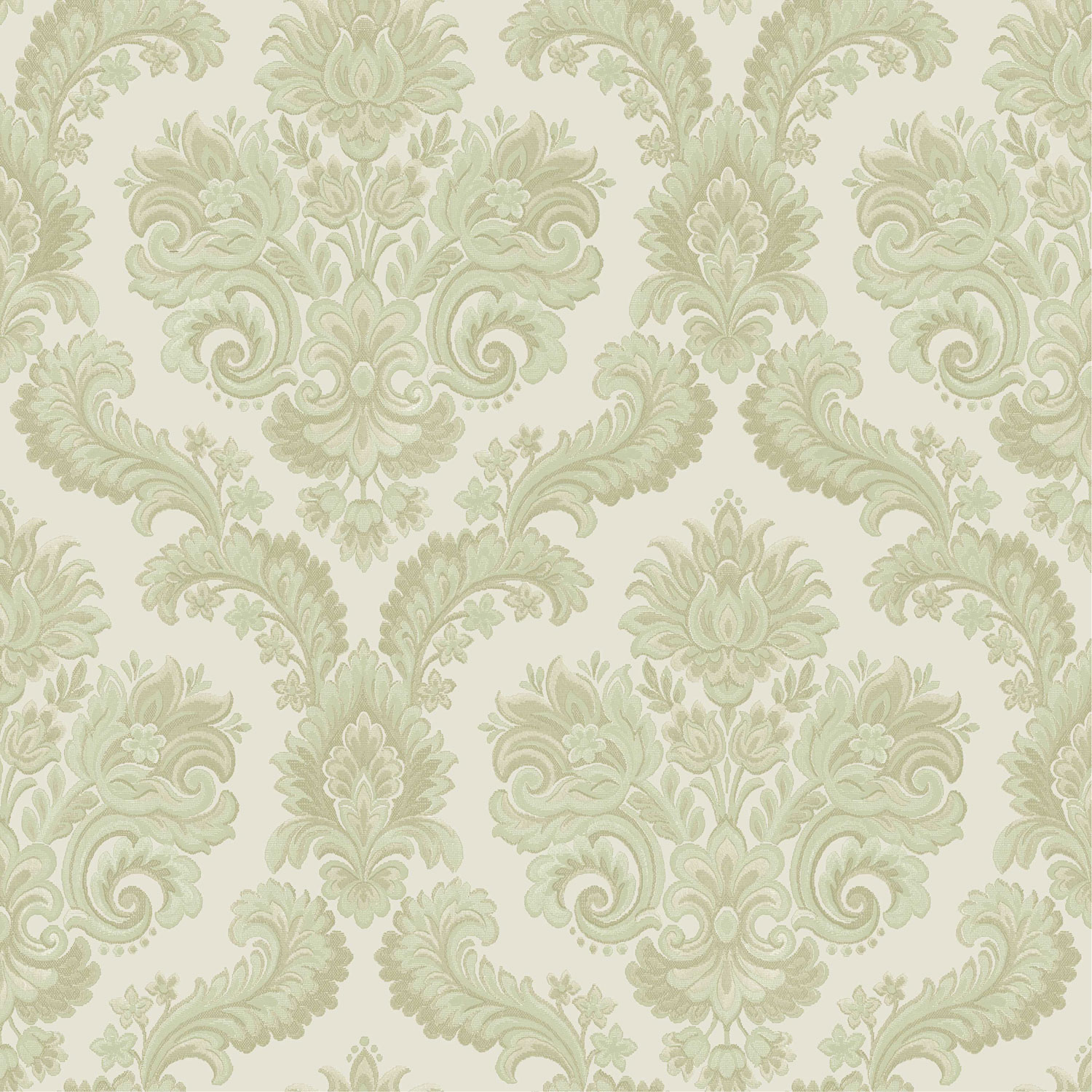 Green baroque wallpaper, 28825, Thema, Cristiana Masi by Parato