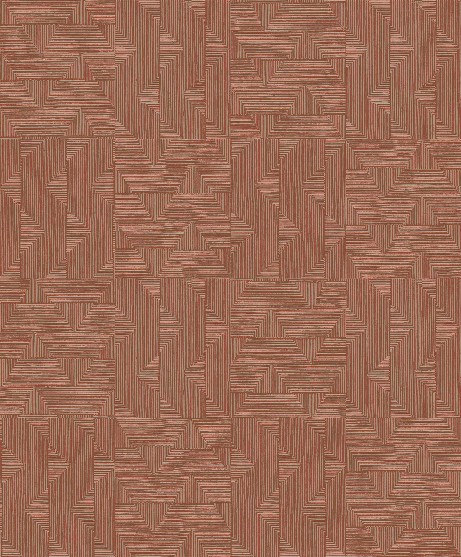 Wine red geometric wallpaper, SPI402, Spirit of Nature, Khroma by Masureel