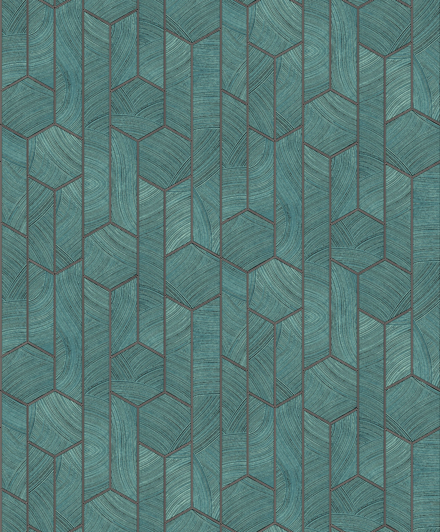 Green wallpaper with geometric pattern, SUM104, Summer, Khroma by Masureel