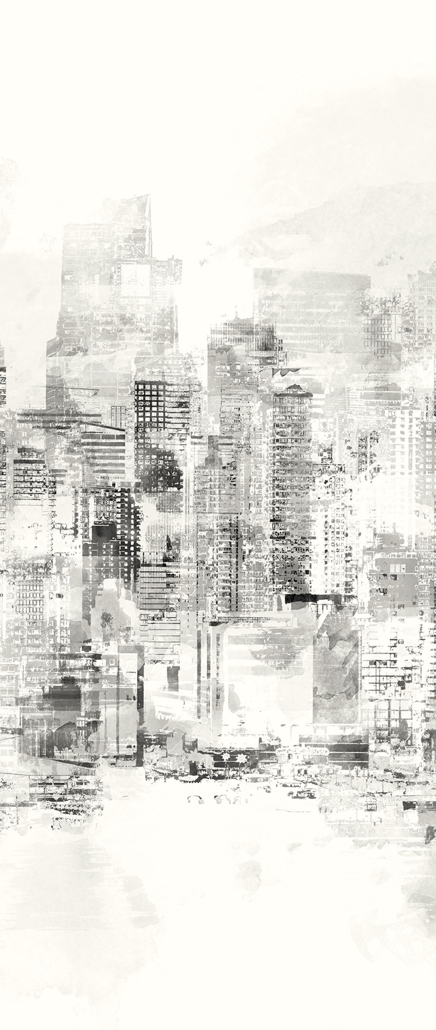 Gray wall mural, City, DG3CIT1012, Wall Designs III, Khroma by Masureel