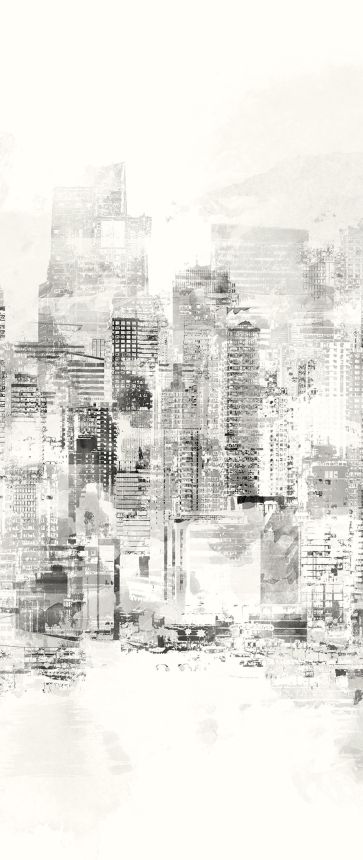 Gray wall mural, City, DG3CIT1012, Wall Designs III, Khroma by Masureel