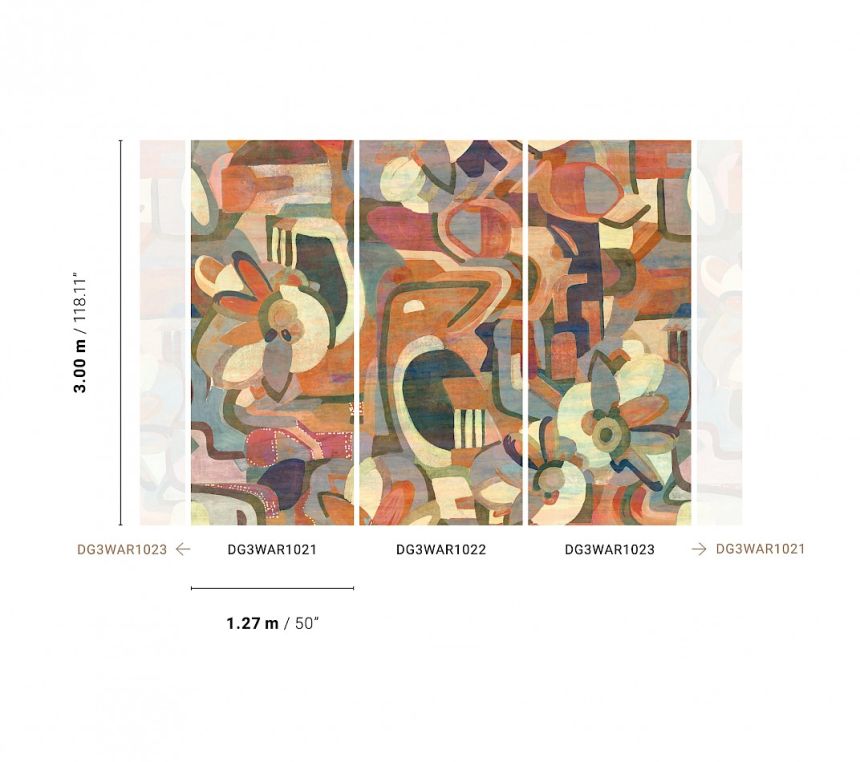 Graphic wall mural, DG3WAR1021, Wall Designs III, Khroma by Masureel