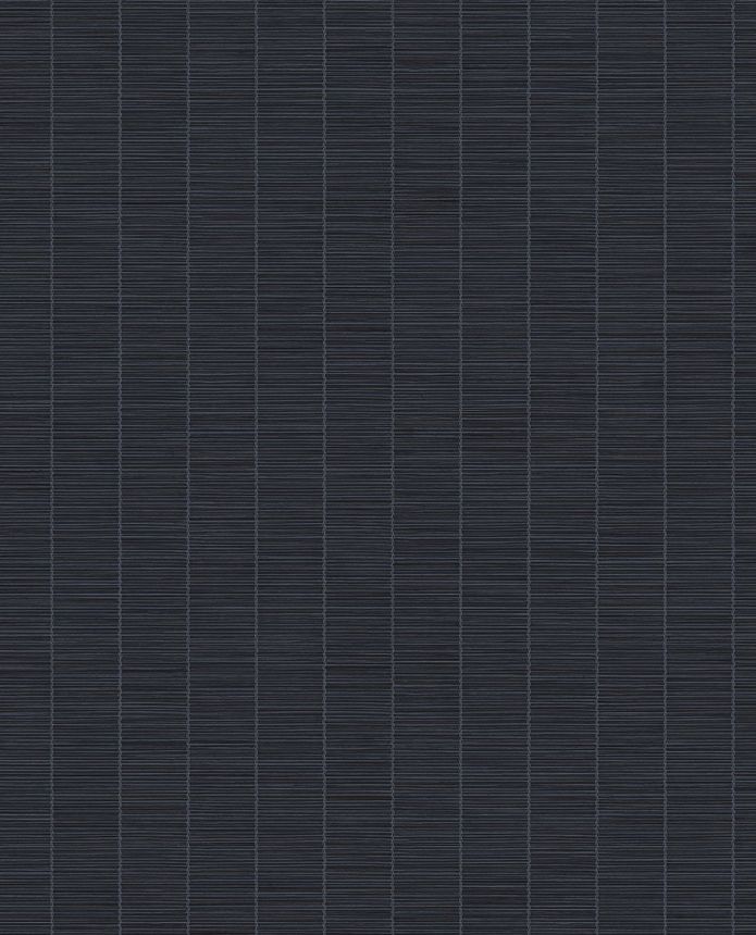 Blue wallpaper, bamboo imitation, 333437, Emerald, Eijffinger