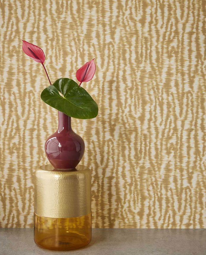 Cream wallpaper, fabric imitation, 333440, Emerald, Eijffinger