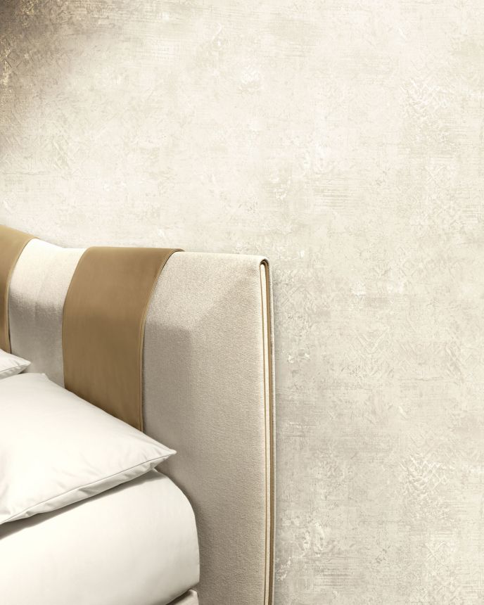 Luxury gold wallpaper, stucco plaster, Z18933, Trussardi 7, Zambaiti Parati