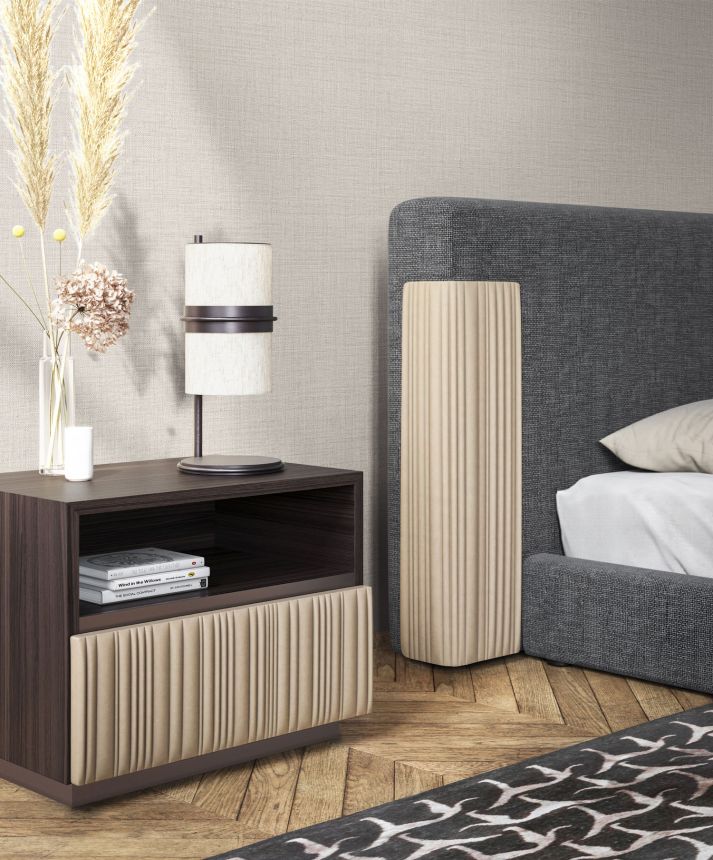 Luxury gray wallpaper, fabric imitation, Z18949, Trussardi 7, Zambaiti Parati