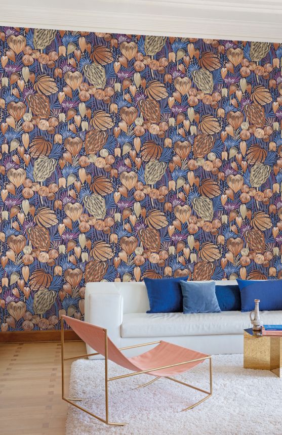 Non-woven wall mural, leaves, DGYSA1021-300,  Mysa,  Khroma by Masureel