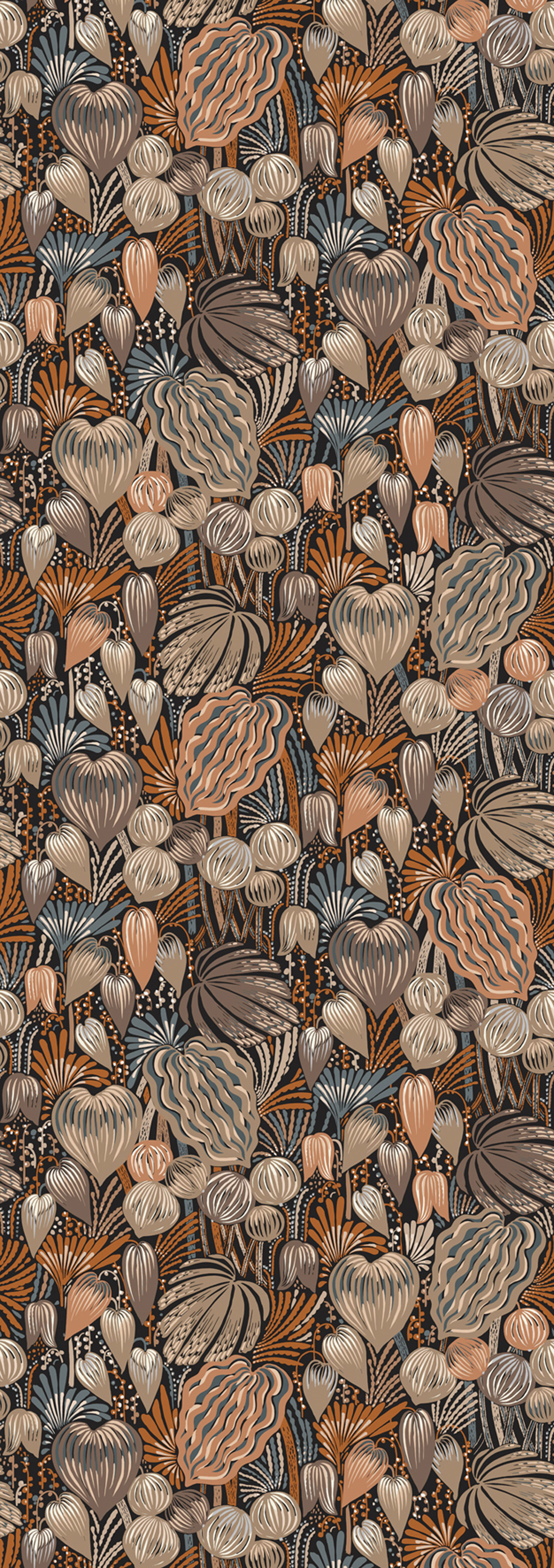 Non-woven wall mural, leaves, DGYSA1061-260,  Mysa,  Khroma by Masureel