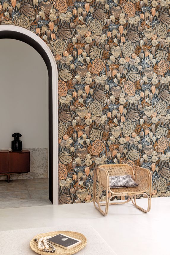 Non-woven wall mural, leaves, DGYSA1061-260,  Mysa,  Khroma by Masureel