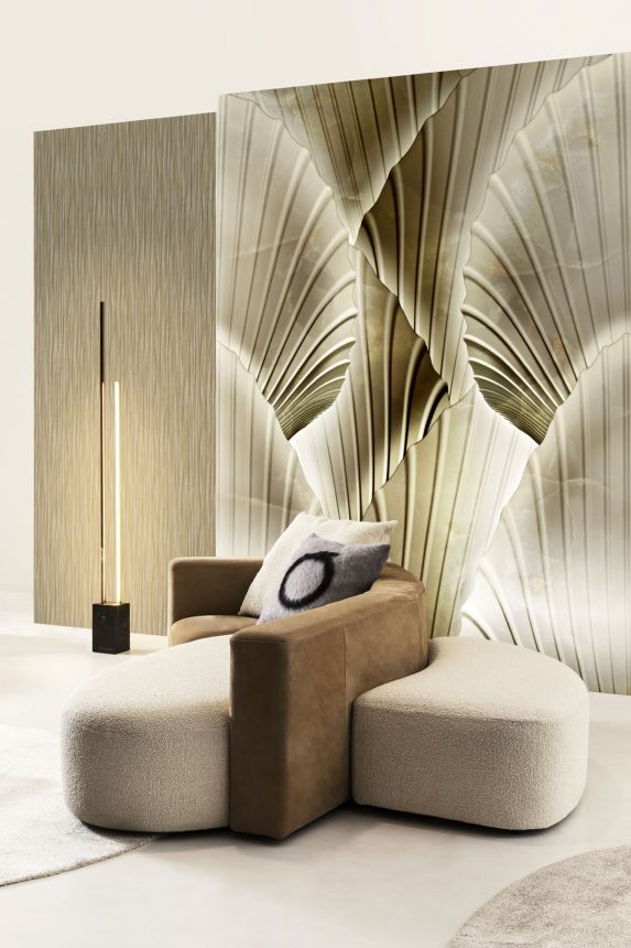 Luxury wall mural with leaves, Z18970, Trussardi 7, Zambaiti Parati