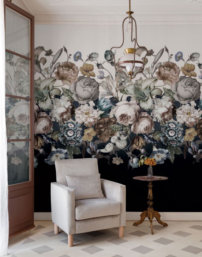 Non-woven floral wall mural, roses, flowers, BL1822M, Blooms Second Edition Resource Library, York