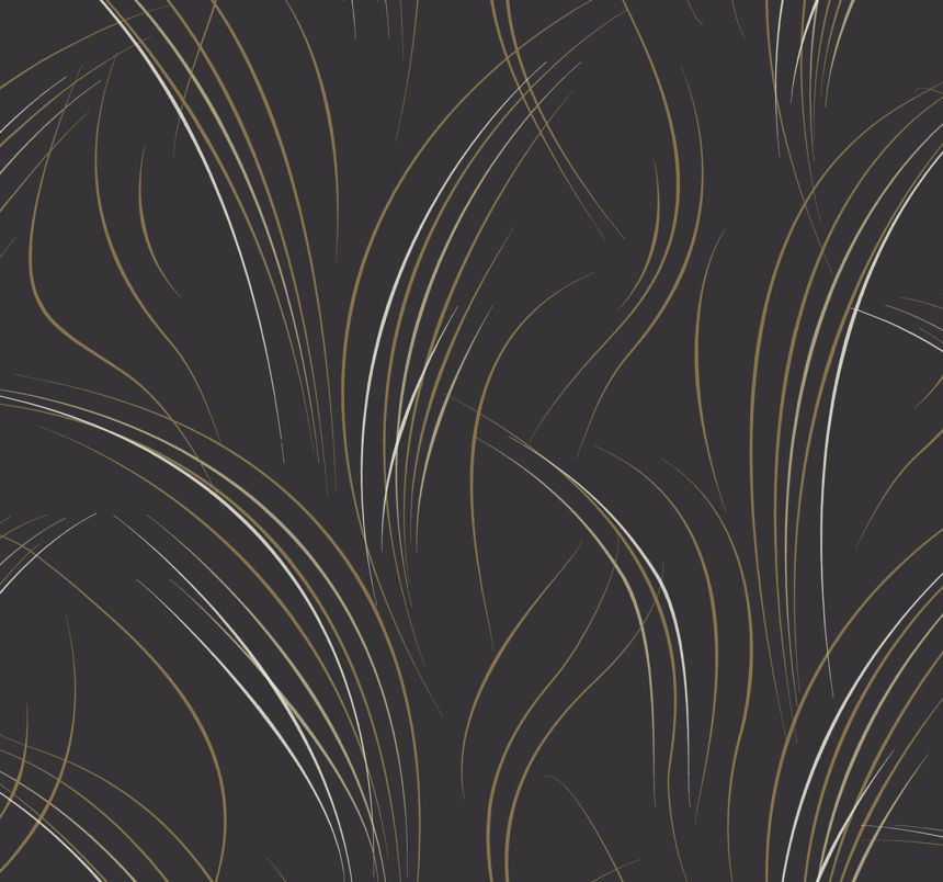 Elegant black geometric wallpaper, EV3938, Candice Olson Casual Elegance, York