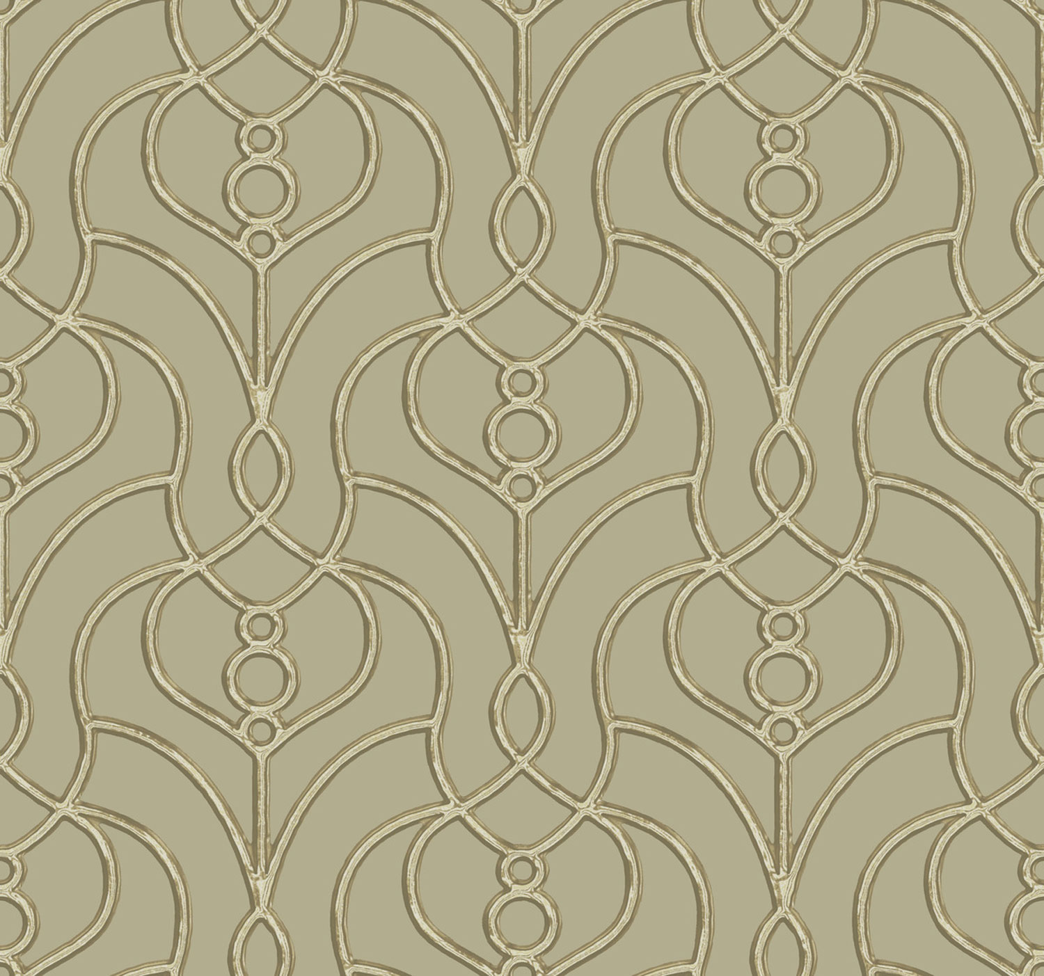 Beige baroque wallpaper, EV3947, Candice Olson Casual Elegance, York