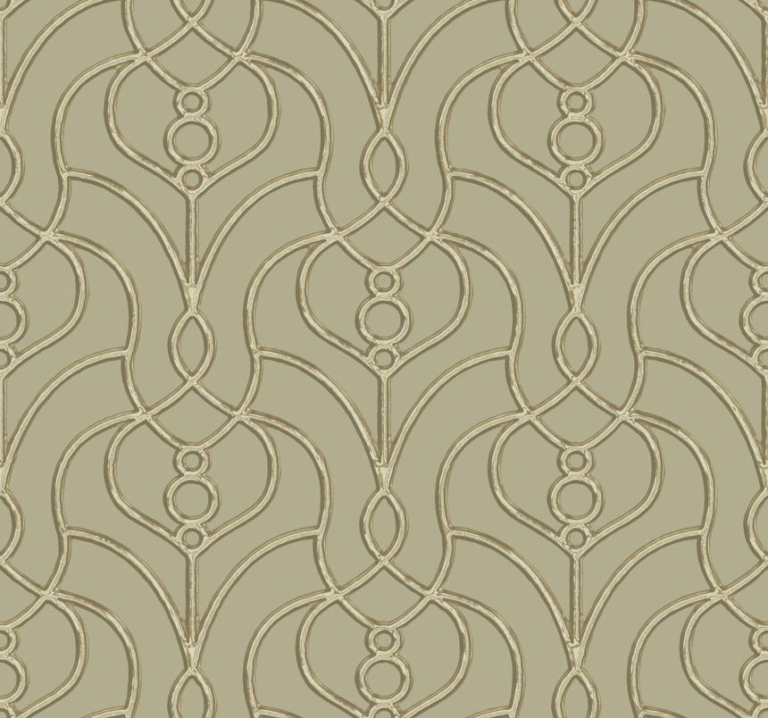Beige baroque wallpaper, EV3947, Candice Olson Casual Elegance, York