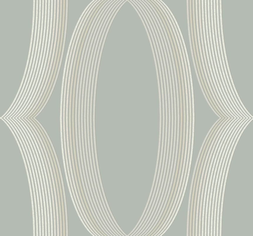 Gray-blue geometric pattern wallpaper, EV3985, Candice Olson Casual Elegance, York