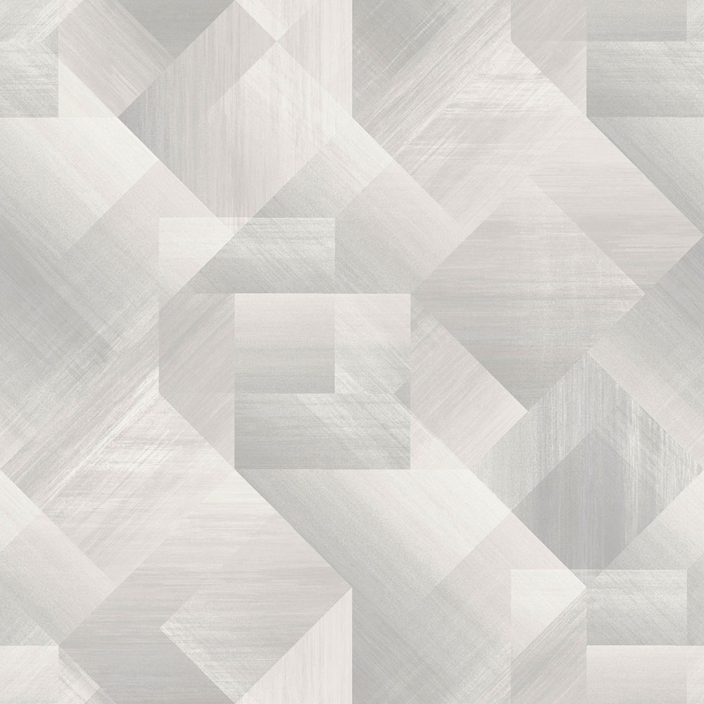 Gray-beige geometric pattern wallpaper, UR3222, Universe 4, Grandeco