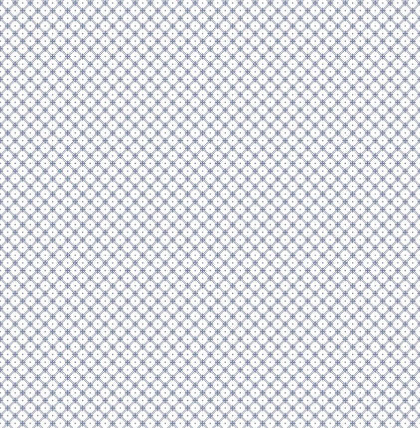 White-blue grid non-woven wallpaper, 120135, Laura Ashley 3