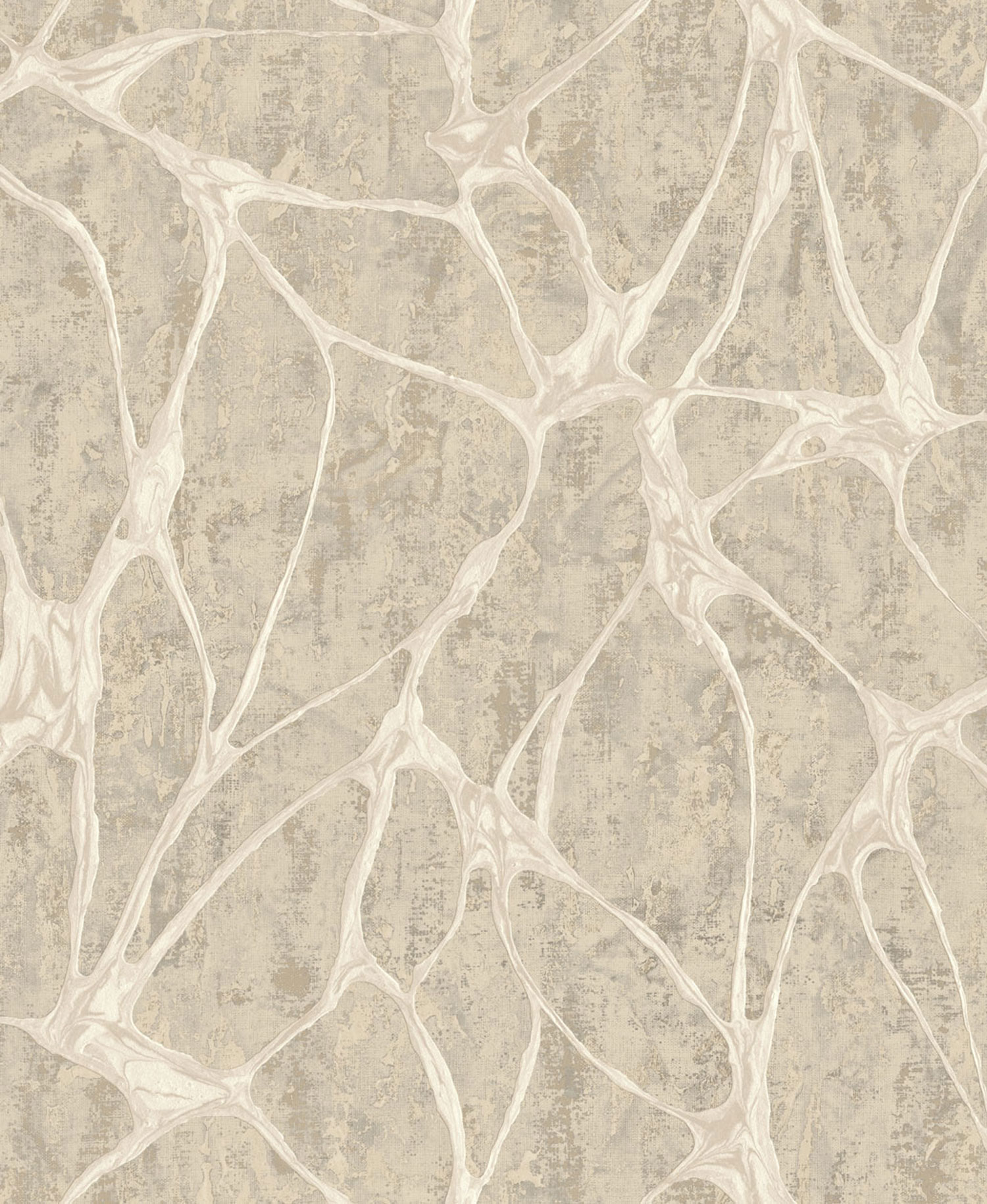Luxury beige-gray wallpaper with a distinctive metallic pattern, 56823, Aurum II, Limonta