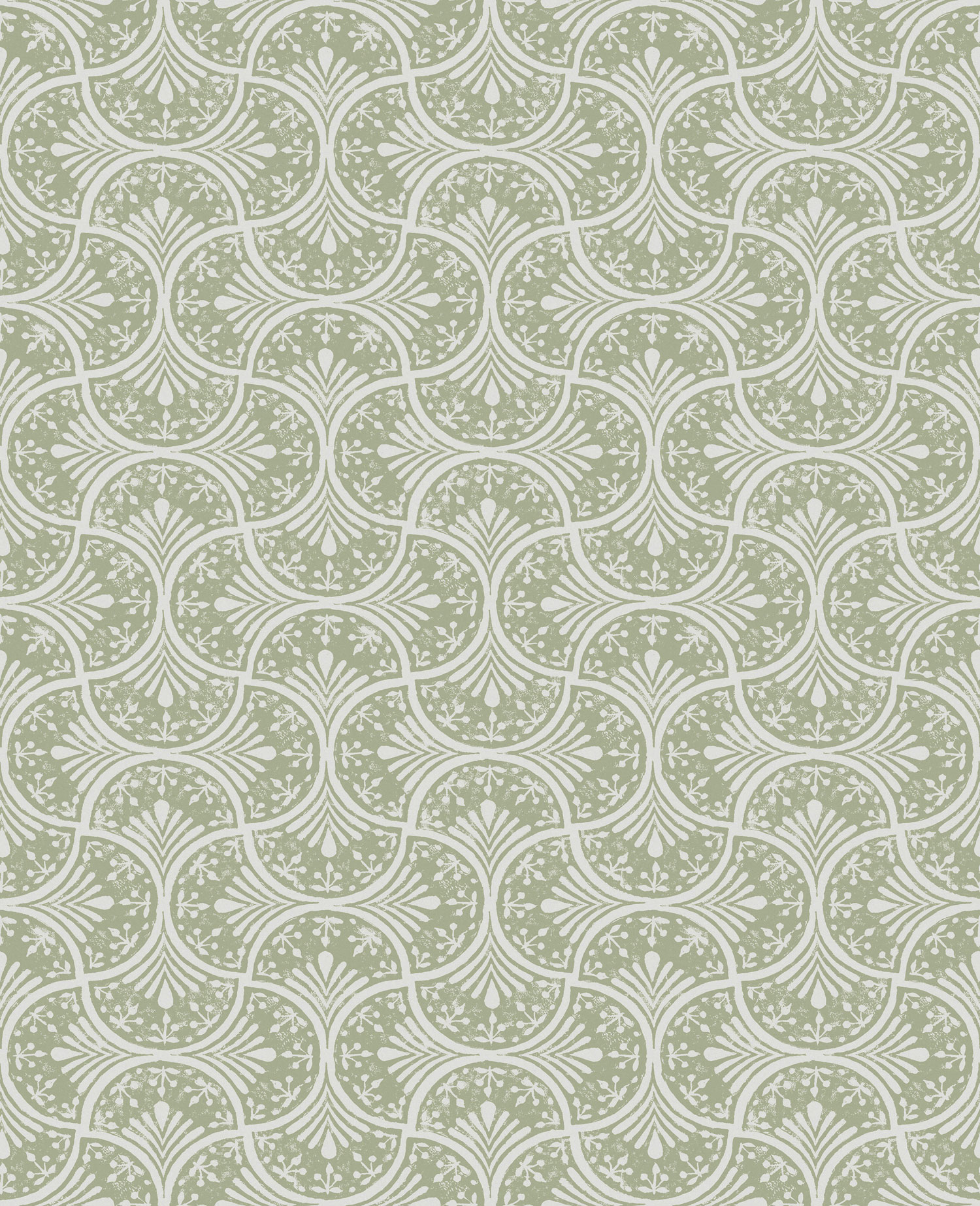 Green-white non-woven geometric pattern wallpaper, 120639, Retreat, Graham&Brown Premium