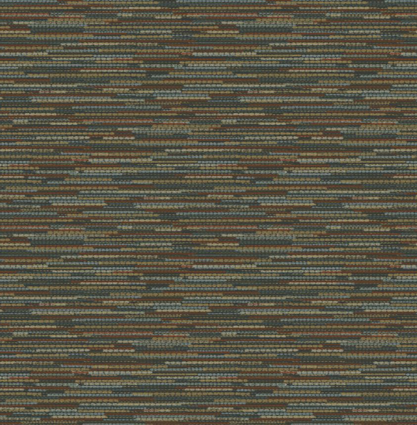 Green non-woven wallpaper, fabric imitation, 120658, Retreat, Graham&Brown Premium