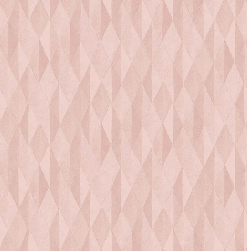 Pink geometric pattern wallpaper, 333542, Festival, Eijffinger