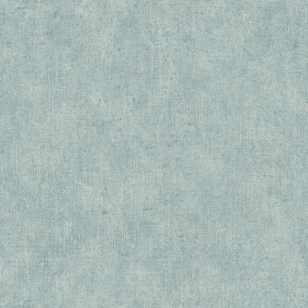 Non-woven wallpaper, turquoise, fabric imitation, NHW1004, Perla, Decoprint