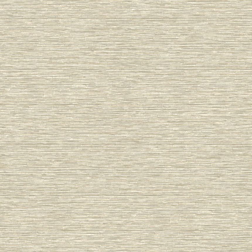 Non-woven wallpaper, gray-beige, fabric imitation, NHW1010, Perla, Decoprint