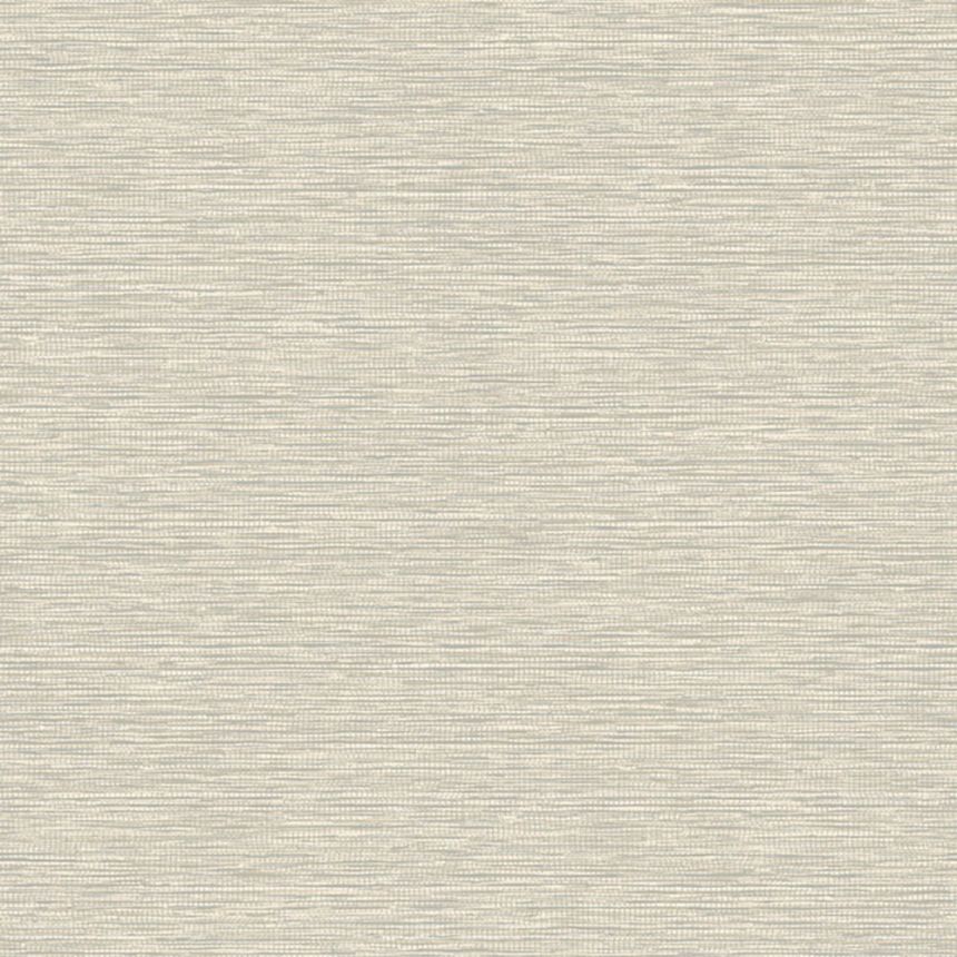 Non-woven wallpaper, gray-beige, fabric imitation, NHW1012, Perla, Decoprint