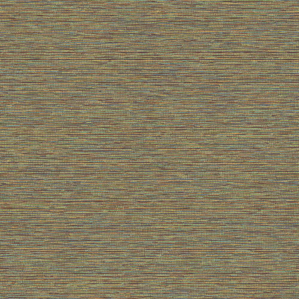 Non-woven wallpaper, green-orange, fabric imitation, NHW1013, Perla, Decoprint