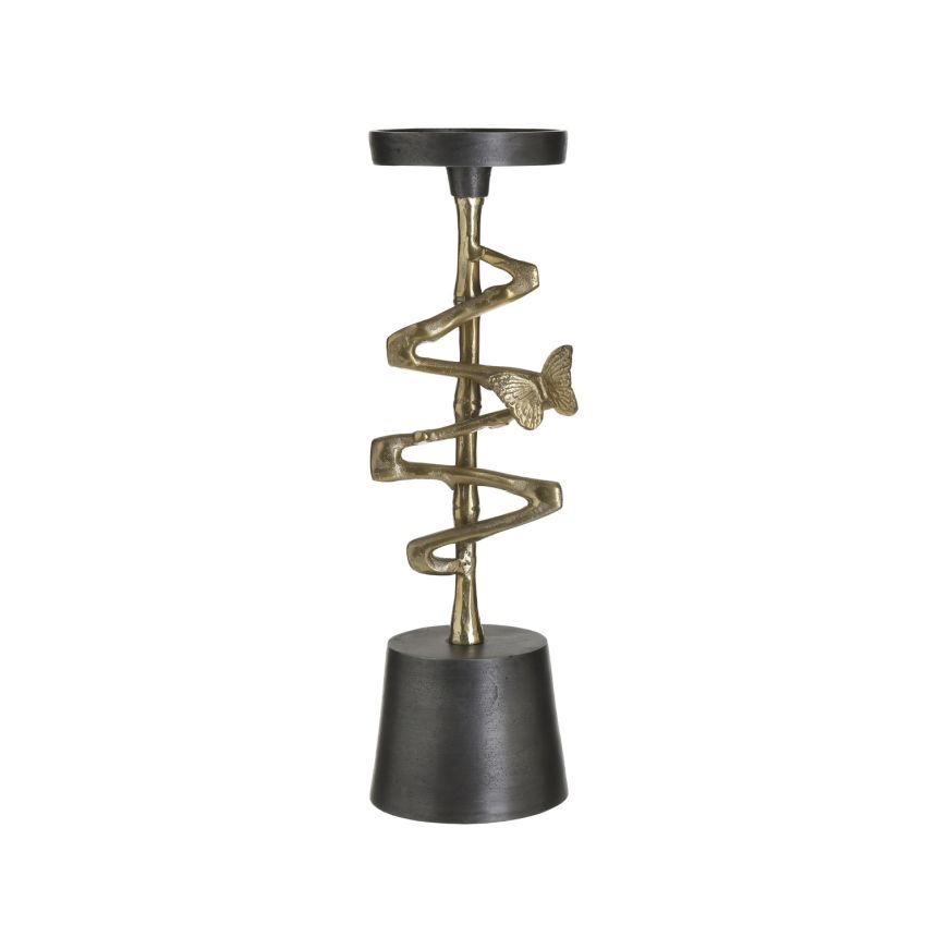 Candlestick with butterfly, 3-70-579-0098, 43cm, InArt