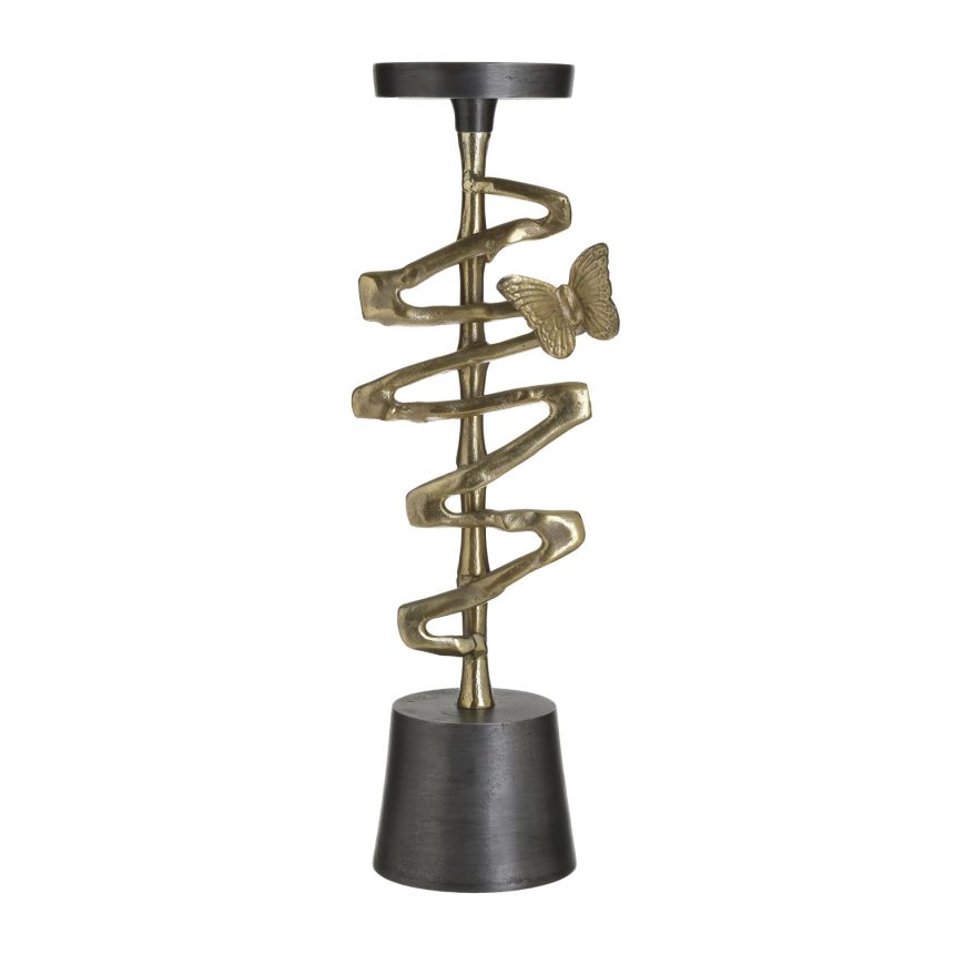 Candlestick with butterfly, 3-70-579-0099, 50cm, InArt