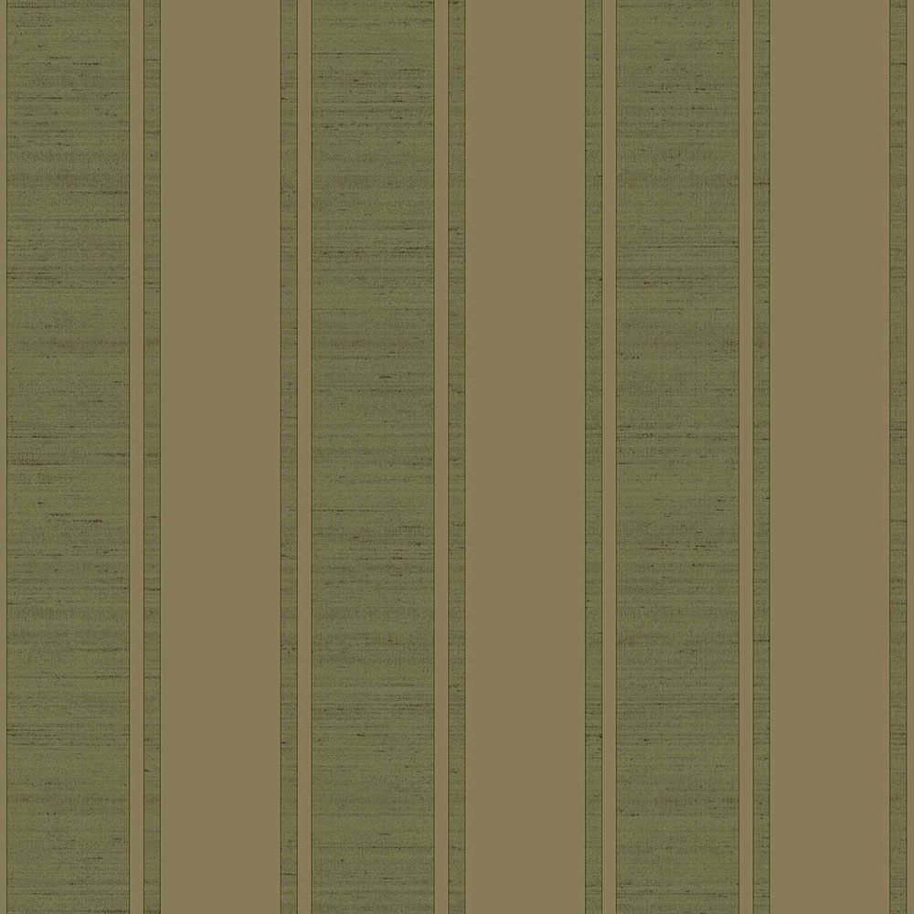 Green non-woven striped wallpaper, 33365, Tradizioni, Cristiana Masi by Parato