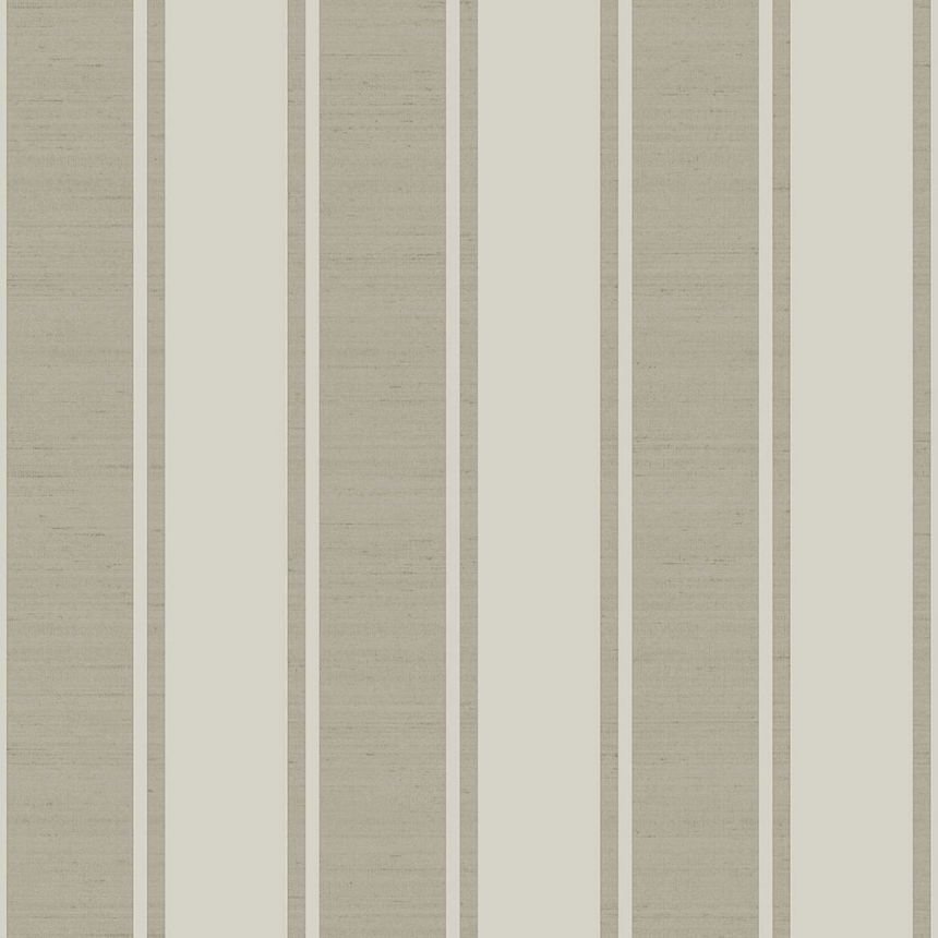 Brown-beige non-woven striped wallpaper, 33366, Tradizioni, Cristiana Masi by Parato