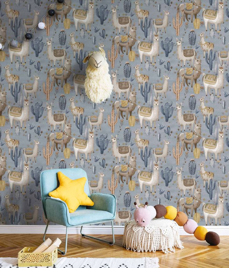 Children's wallpaper with animals, 17111, MiniMe, Cristiana Masi by Parato