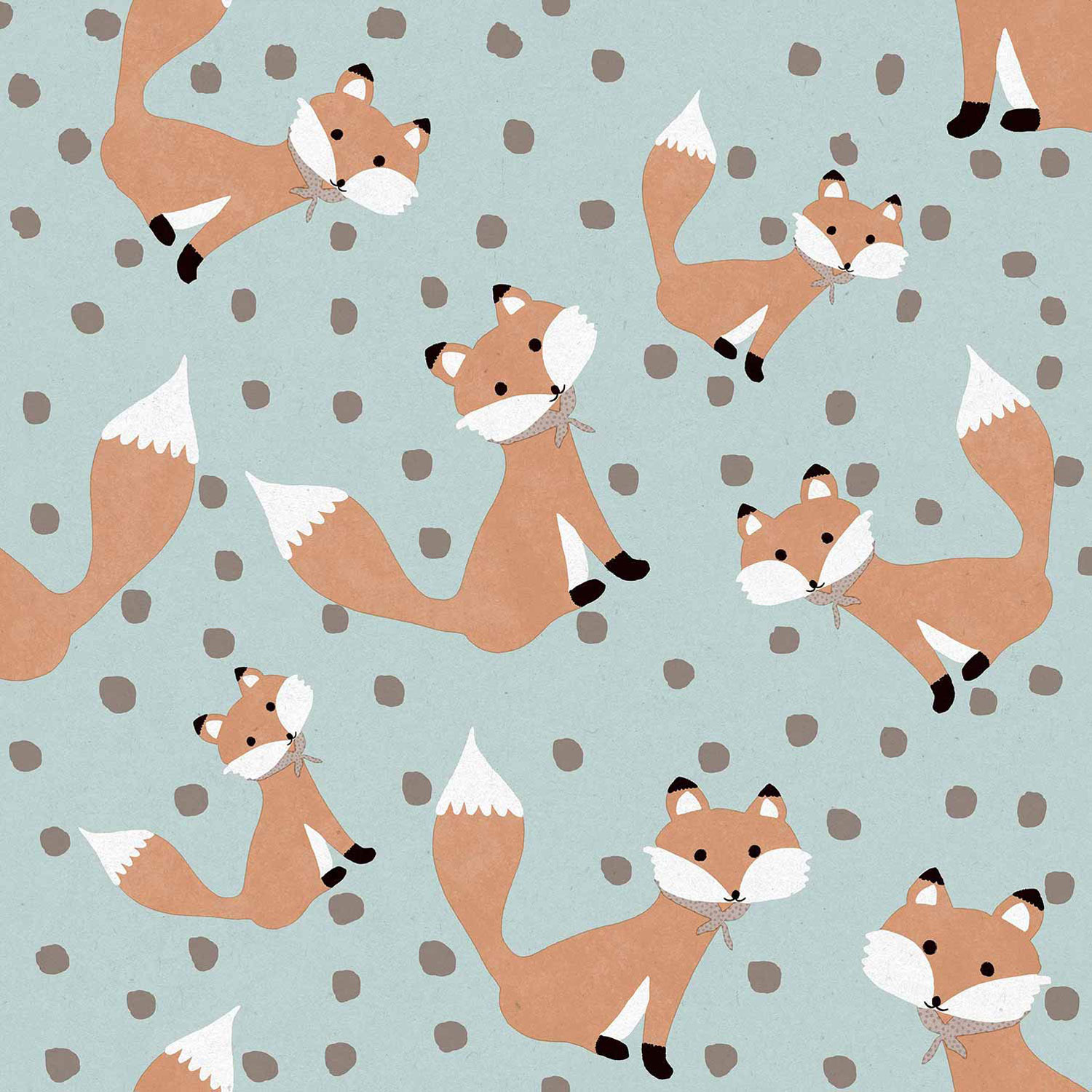 Blue children's wallpaper with animals, 17116, MiniMe, Cristiana Masi by Parato