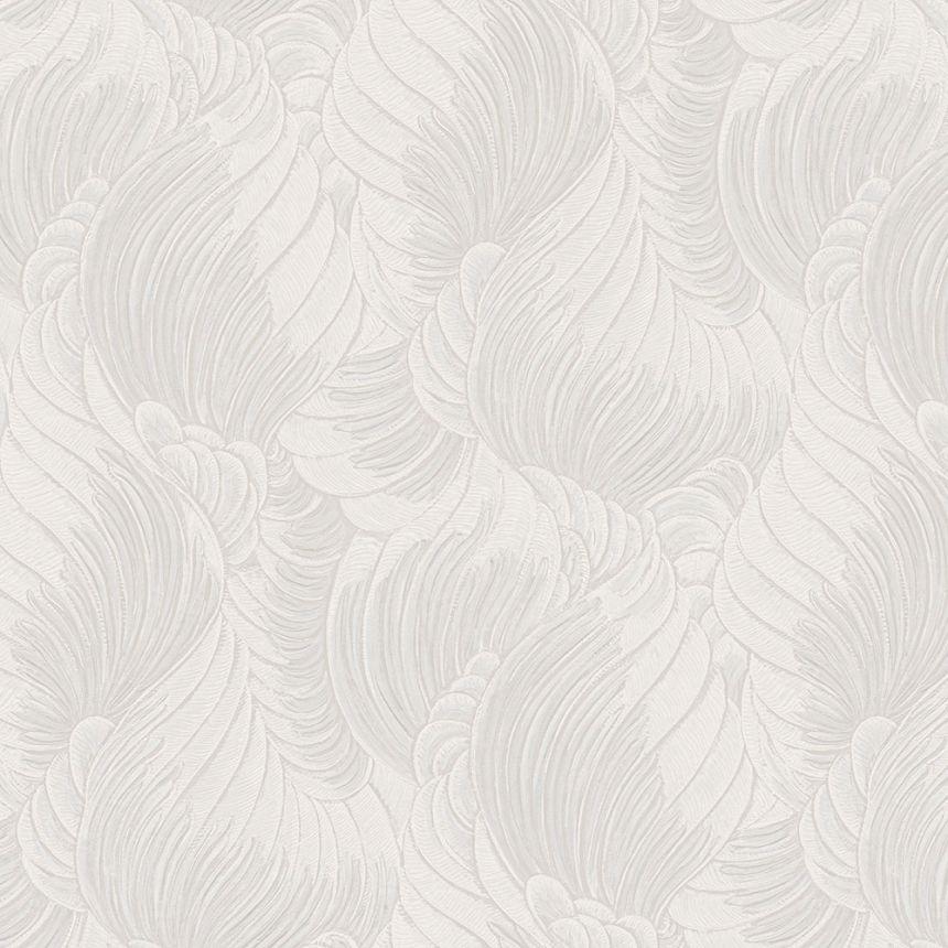 Luxury cream wallpaper with leaves, Z34910, Elie Saab 2