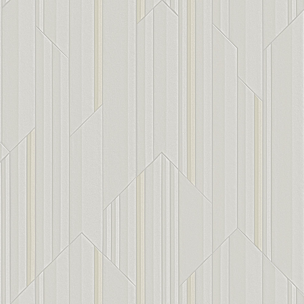 Luxury gray-beige geometric wallpaper, Z34923, Elie Saab 2