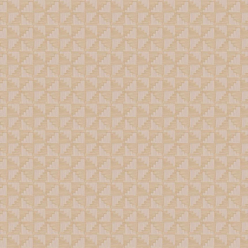 Beige geometric retro wallpaper, 333651, Revive, Eijffinger