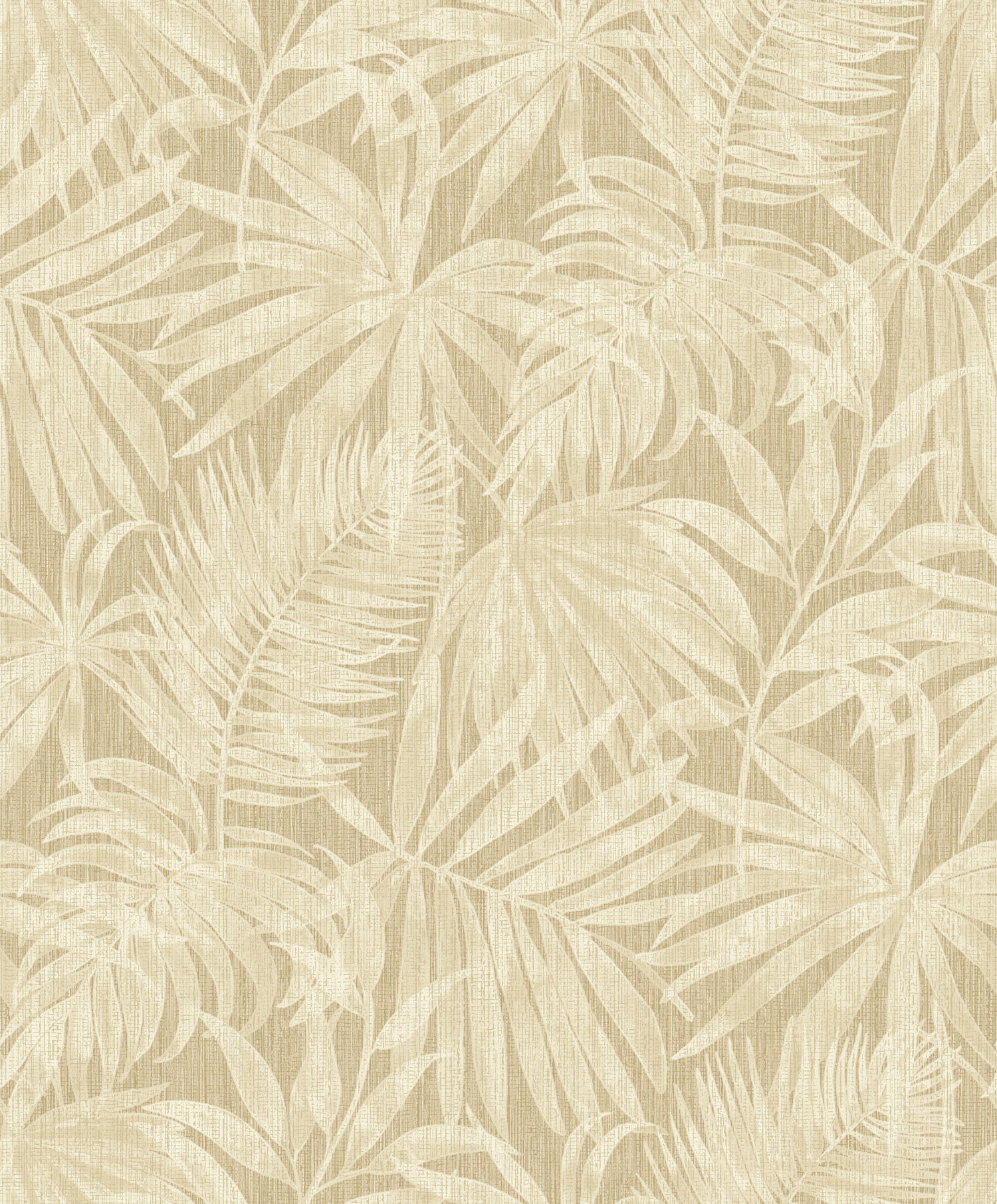 Non-woven wallpaper, ochre, leaves, PH3412, Perfect Harmony, Grandeco