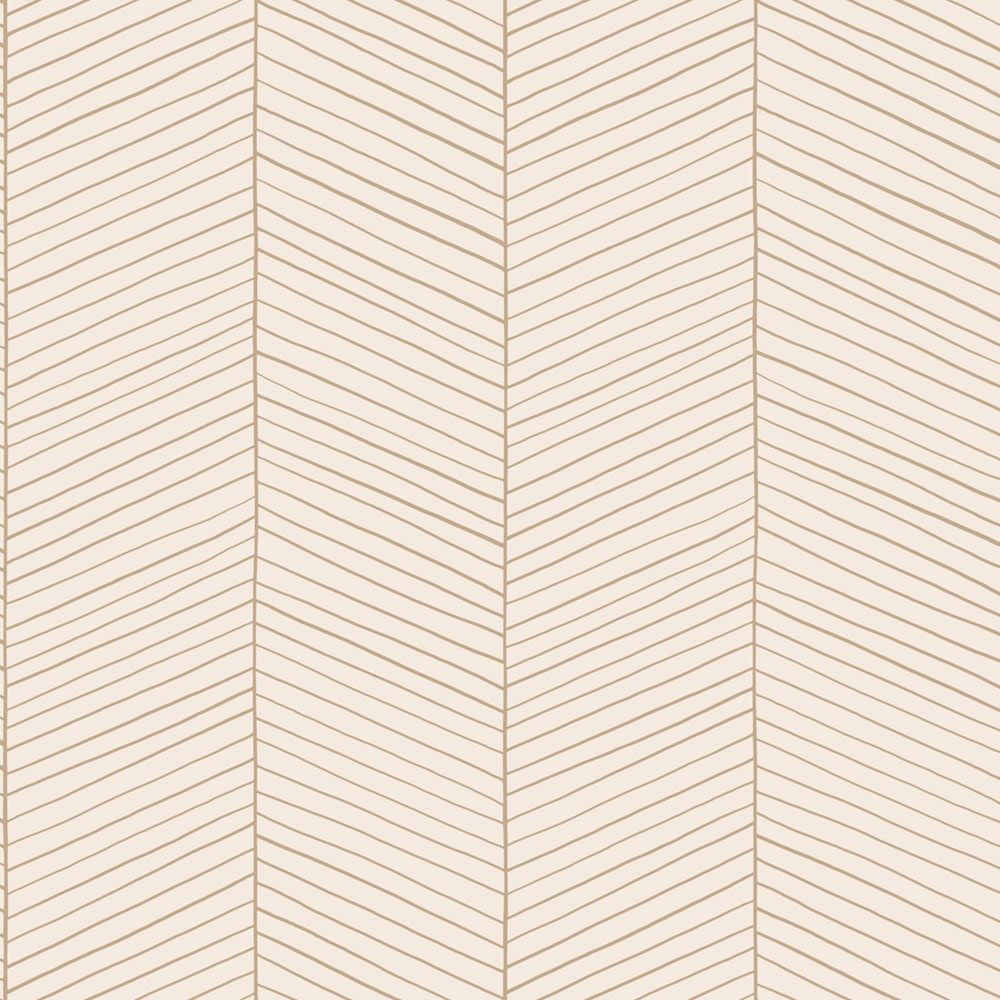 Geometric non-woven wallpaper, krémová, 139565, Bloom, Esta Home