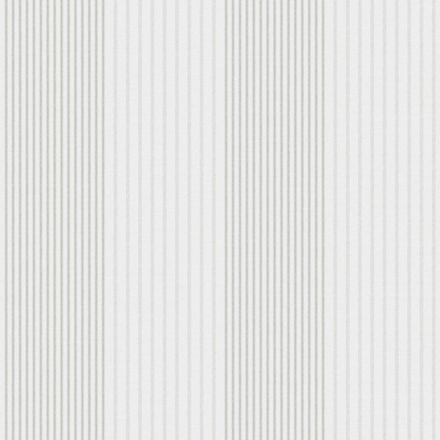 Non-woven wallpaper, gray, stripes,  9811-3, Essential Stripes, ICH Wallcoverings