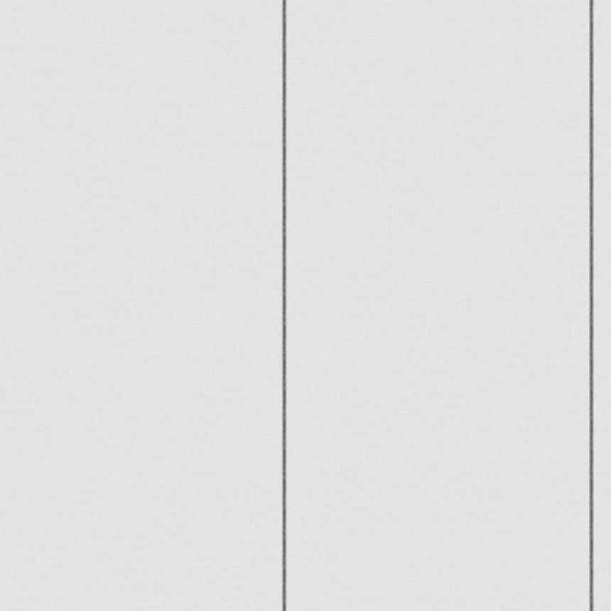 Non-woven wallpaper, black, stripes,  9812-3, Essential Stripes, ICH Wallcoverings
