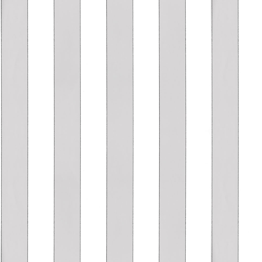 Non-woven wallpaper, gray-white, stripes,  5060-2, Essential Stripes, ICH Wallcoverings