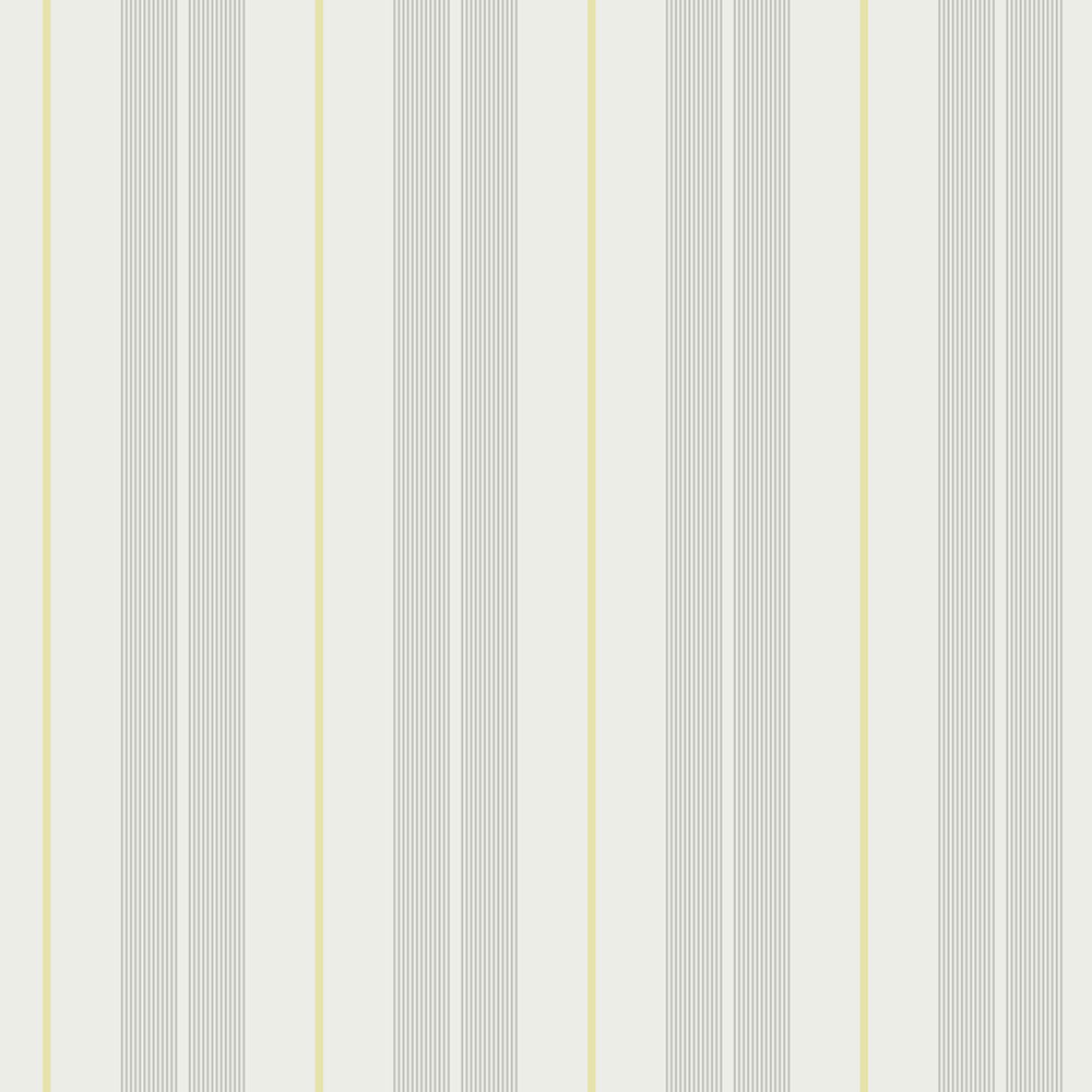 Non-woven wallpaper, gray-yellow, stripes,  9815-4, Essential Stripes, ICH Wallcoverings