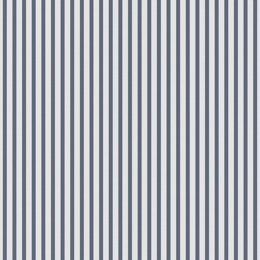 Non-woven wallpaper, blue-white, stripes,  9817-1, Essential Stripes, ICH Wallcoverings
