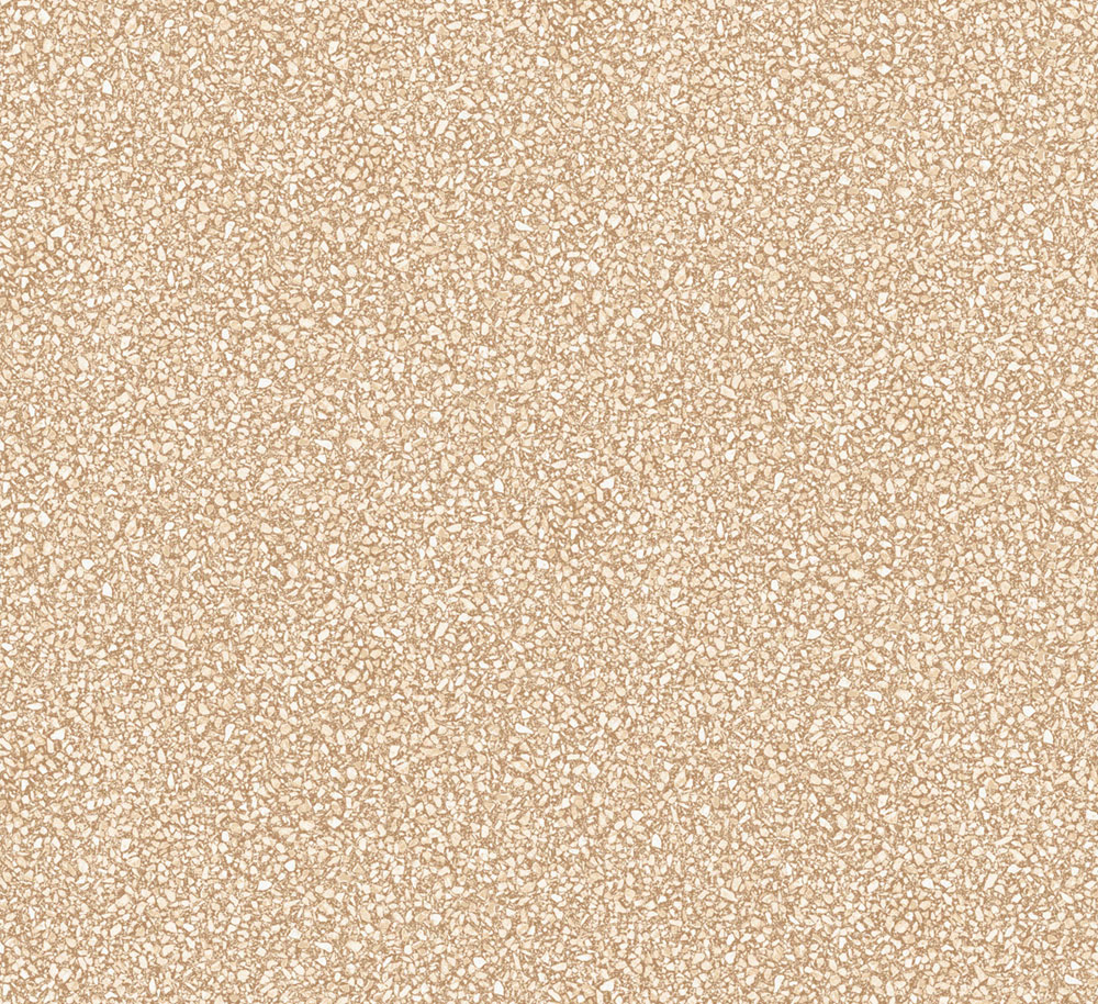 Non-woven wallpaper, beige, stone, terrazzo, ROC001, Rock, Masureel